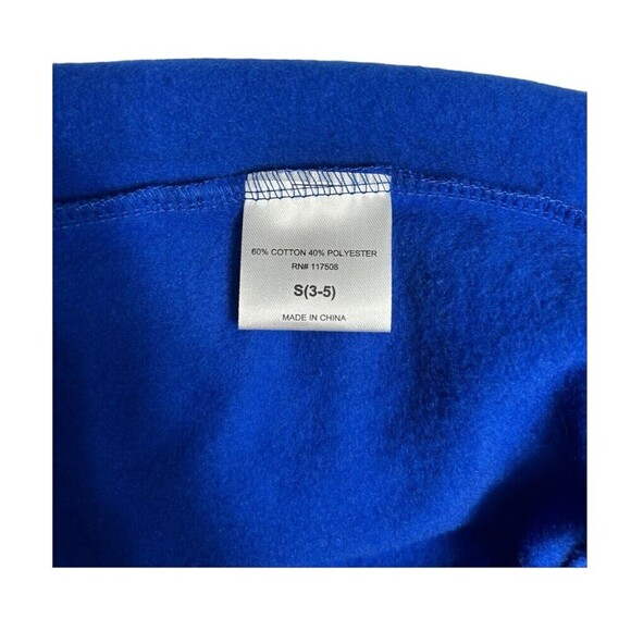 Wound Up S Blue Graphic Sweatshirt Busy Doing Nothing Cotton Blend Pullover Top - Picture 10 of 11